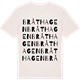 Vintage White t-shirt med Bråthagen ordlek t-shirt