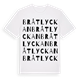 Bråtlyckan ordlek t-shirt