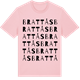 Pink Cotton t-shirt med Brattås ordlek t-shirt