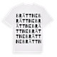 Brättne ordlek t-shirt