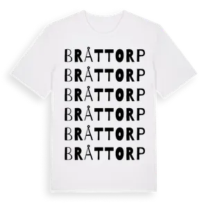 Bråttorp ordlek t-shirt – ekologisk bomull t-shirt från Pinshirt