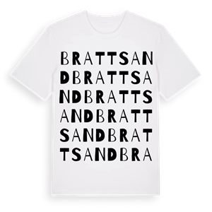Brattsand ordlek t-shirt – ekologisk bomull t-shirt från Pinshirt