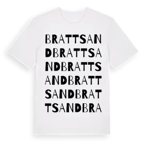 Brattsand ordlek t-shirt – ekologisk bomull t-shirt från Pinshirt