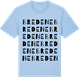 Blue Soul t-shirt med Bredene ordlek t-shirt