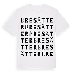 Bresätter ordlek t-shirt – ekologisk bomull t-shirt från PinShirt