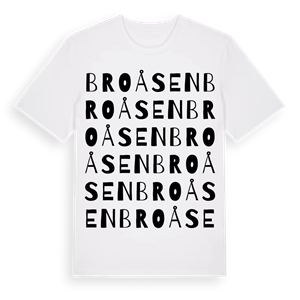 Broåsen ordlek t-shirt – ekologisk bomull t-shirt från PinShirt