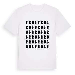 Bron ordlek t-shirt – ekologisk bomull t-shirt från PinShirt