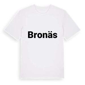 Bronäs fetstil t-shirt – ekologisk bomull t-shirt från PinShirt