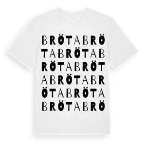 Bröta ordlek t-shirt – ekologisk bomull t-shirt från PinShirt