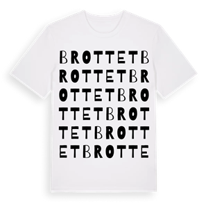 Brottet ordlek t-shirt – ekologisk bomull t-shirt från PinShirt