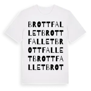 Brottfallet ordlek t-shirt – ekologisk bomull t-shirt från Pinshirt