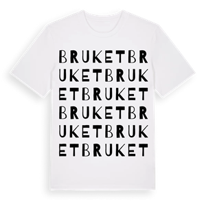 Bruket ordlek t-shirt – ekologisk bomull t-shirt från PinShirt
