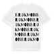 Brukmon ordlek t-shirt