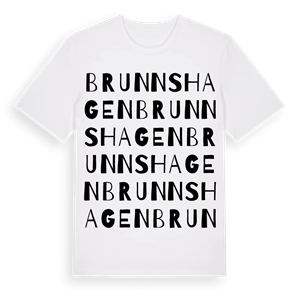 Brunnshagen ordlek t-shirt – ekologisk bomull t-shirt från PinShirt