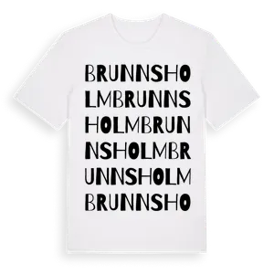 Brunnsholm ordlek t-shirt – ekologisk bomull t-shirt från Pinshirt