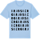 Blue Soul t-shirt med Brunsberg ordlek t-shirt