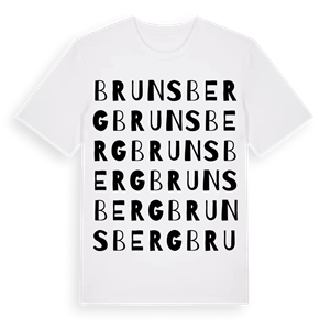 Brunsberg ordlek t-shirt – ekologisk bomull t-shirt från PinShirt