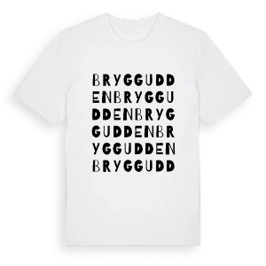 Bryggudden ordlek t-shirt – ekologisk bomull t-shirt från PinShirt