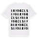 Bryngelsbyn ordlek t-shirt