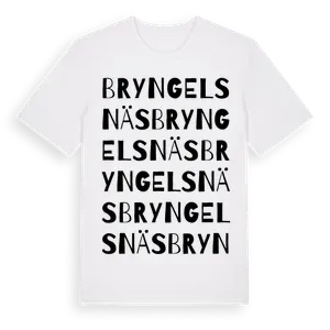 Bryngelsnäs ordlek t-shirt – ekologisk bomull t-shirt från Pinshirt