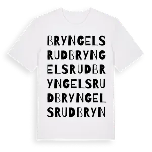 Bryngelsrud ordlek t-shirt – ekologisk bomull t-shirt från Pinshirt