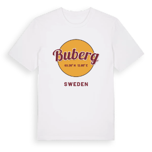 Buberg cirkel t-shirt – ekologisk bomull t-shirt från PinShirt