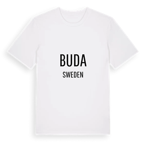 Buda i Sverige t-shirt – ekologisk bomull t-shirt från PinShirt