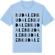 Blue Soul t-shirt med Budalen ordlek t-shirt