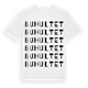 Buhultet ordlek t-shirt