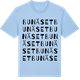 Blue Soul t-shirt med Bunäset ordlek t-shirt