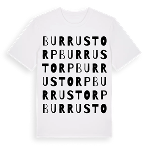 Burrustorp ordlek t-shirt – ekologisk bomull t-shirt från Pinshirt