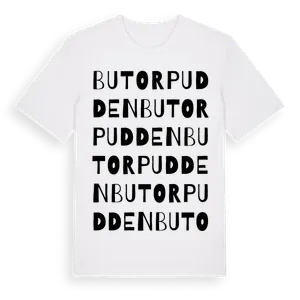 Butorpudden ordlek t-shirt – ekologisk bomull t-shirt från Pinshirt