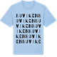 Blue Soul t-shirt med Buviken ordlek t-shirt