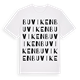 White t-shirt med Buviken ordlek t-shirt