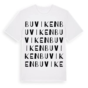 Buviken ordlek t-shirt – ekologisk bomull t-shirt från Pinshirt