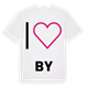 Jag älskar By t-shirt stort tryck