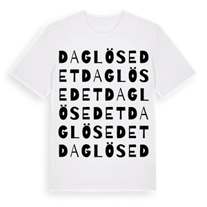 Daglösedet ordlek t-shirt – ekologisk bomull t-shirt från Pinshirt