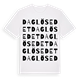 Daglösedet ordlek t-shirt