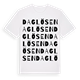 Daglösen ordlek t-shirt