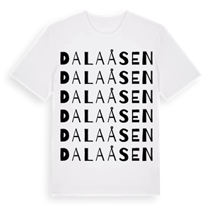 Dalaåsen ordlek t-shirt – ekologisk bomull t-shirt från Pinshirt