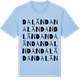 Blue Soul t-shirt med Daländan ordlek t-shirt