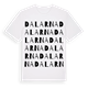 Dalarna ordlek t-shirt
