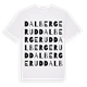 Dalbergerud ordlek t-shirt