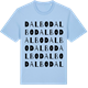 Blue Soul t-shirt med Dalbo ordlek t-shirt
