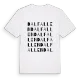 Dalfallen ordlek t-shirt