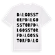 Dalgosstorp ordlek t-shirt