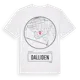 White t-shirt med Dalliden t-shirt