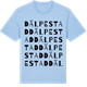 Blue Soul t-shirt med Dälpestad ordlek t-shirt