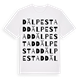 Dälpestad ordlek t-shirt