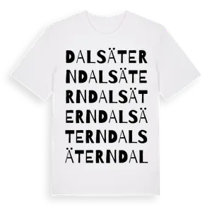 Dalsätern ordlek t-shirt – ekologisk bomull t-shirt från Pinshirt